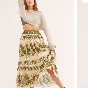 SPELL x Free People Coco Lei Midi Skirt